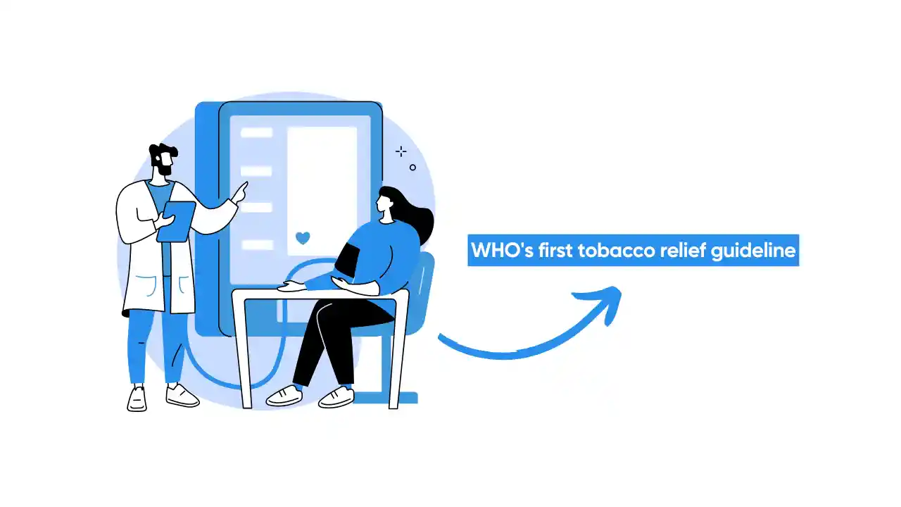 WHO's first tobacco relief guideline